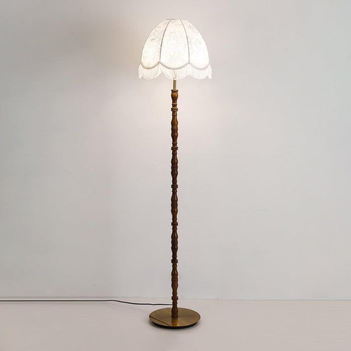 Printed Tassel Floor Lamp-DWHOME