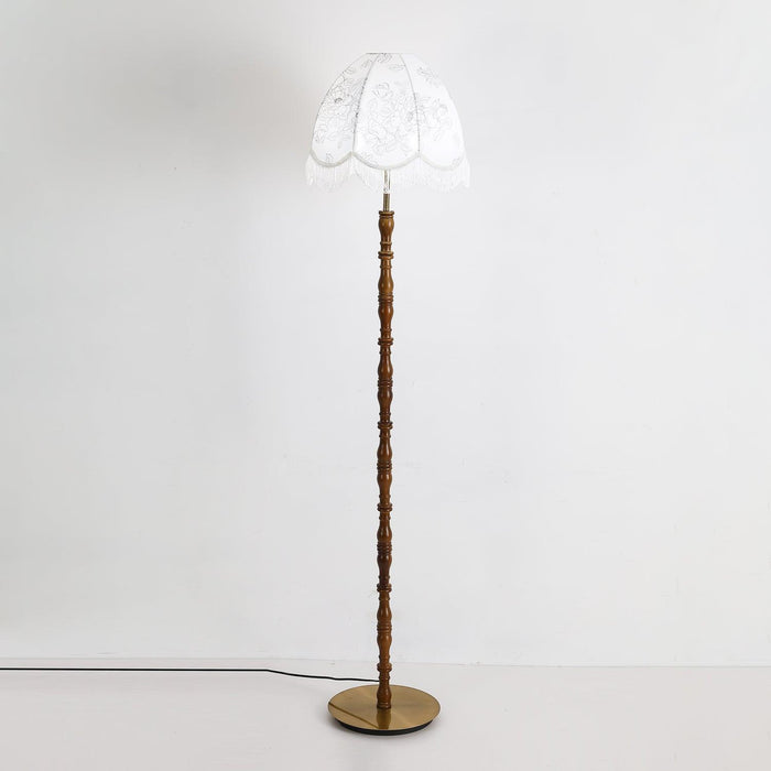 Printed Tassel Floor Lamp-DWHOME