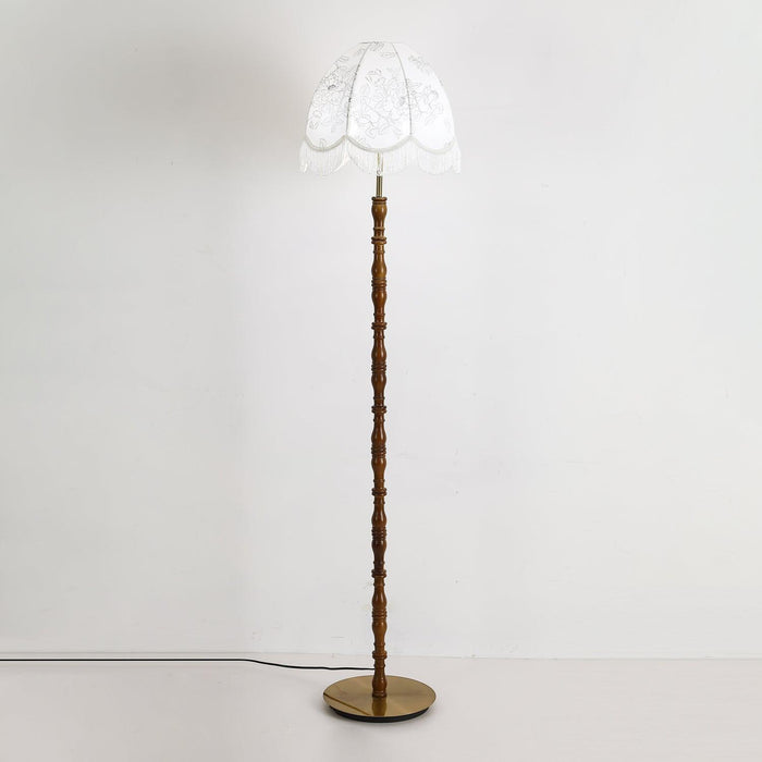 Printed Tassel Floor Lamp-DWHOME