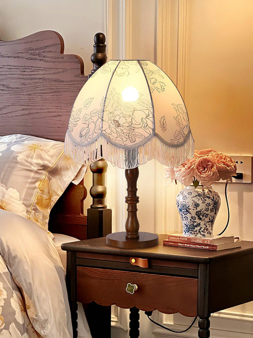 Printed Tassel Table Lamp-DWHOME