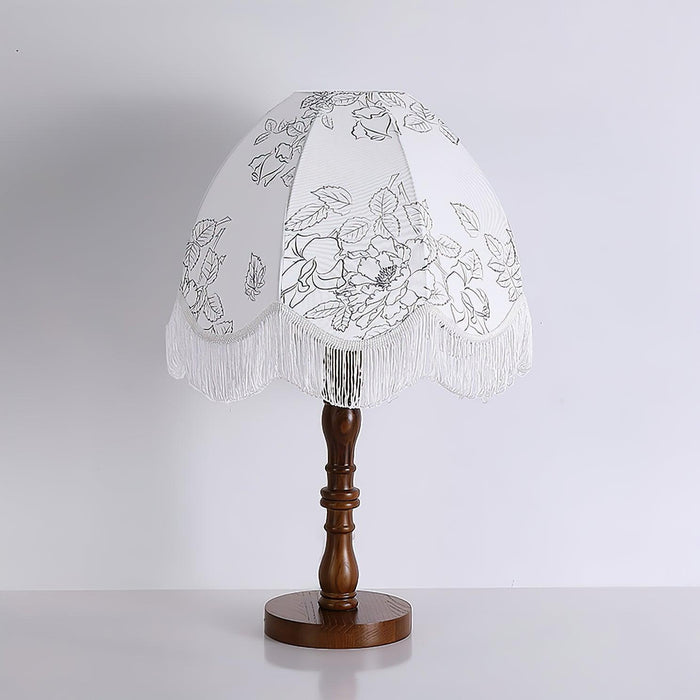 Printed Tassel Table Lamp-DWHOME