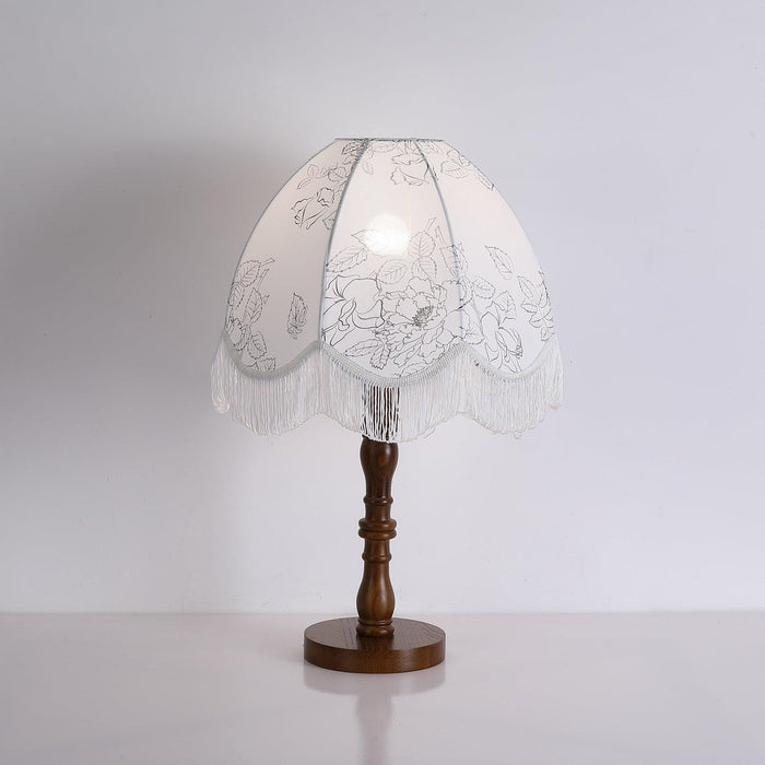 Printed Tassel Table Lamp-DWHOME