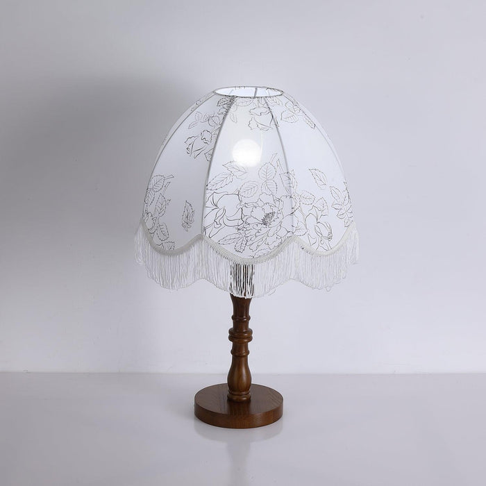 Printed Tassel Table Lamp-DWHOME