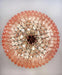 Prism Murano Pink Glass Chandelier-DWHOME