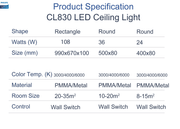 Philips LED CL830/CL716 Ceiling Light Round Rectangle Tunable Light With Simple Nordic Design Modern Atmosphere-DWHOME