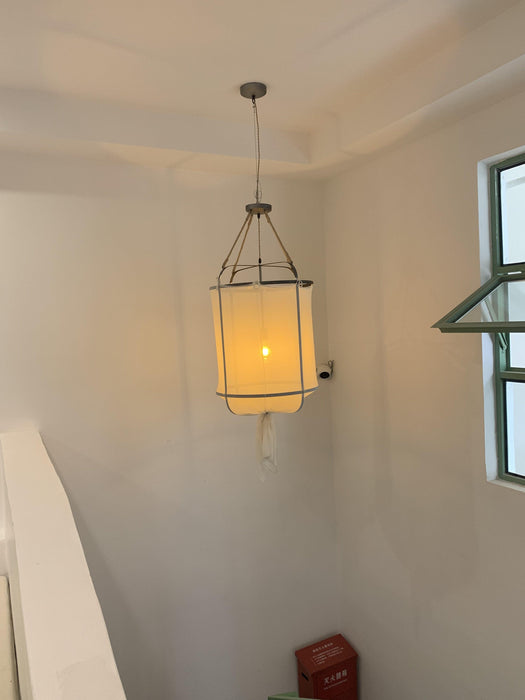 Provence Linen Pendant Light.