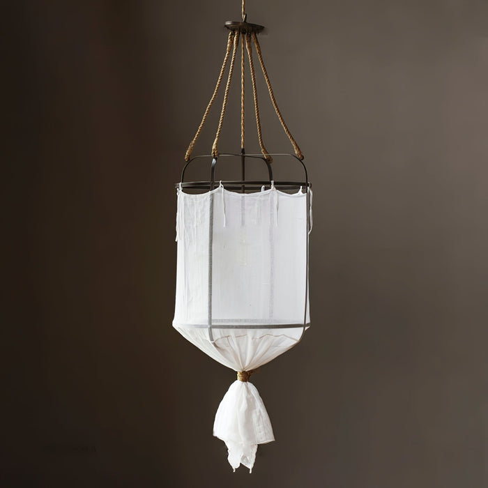 Provence Linen Pendant Light