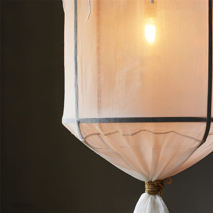 Provence Linen Pendant Light