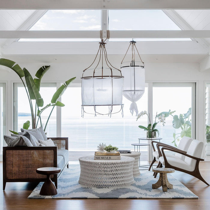 Provence Linen Pendant Light-DWHOME