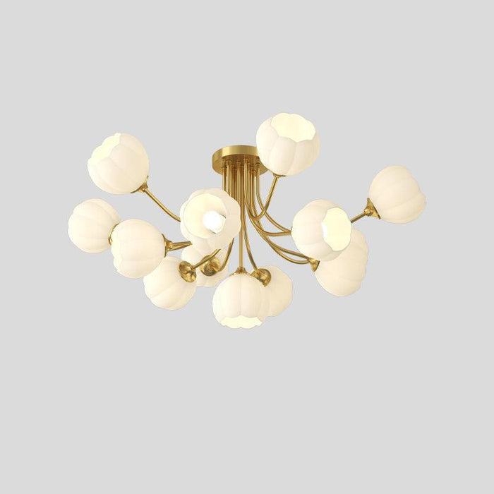 Pumpkin Brass Ceiling Lamp - DWHOME