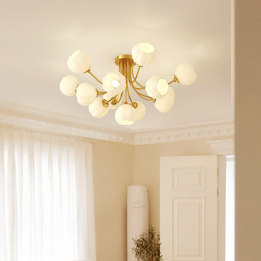 Pumpkin Brass Ceiling Lamp - DWHOME