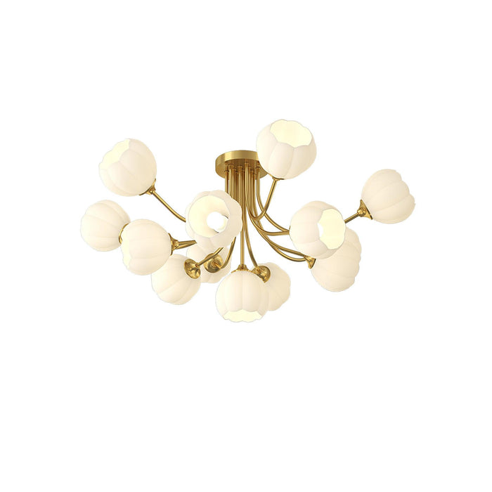 Pumpkin Brass Ceiling Lamp - DWHOME