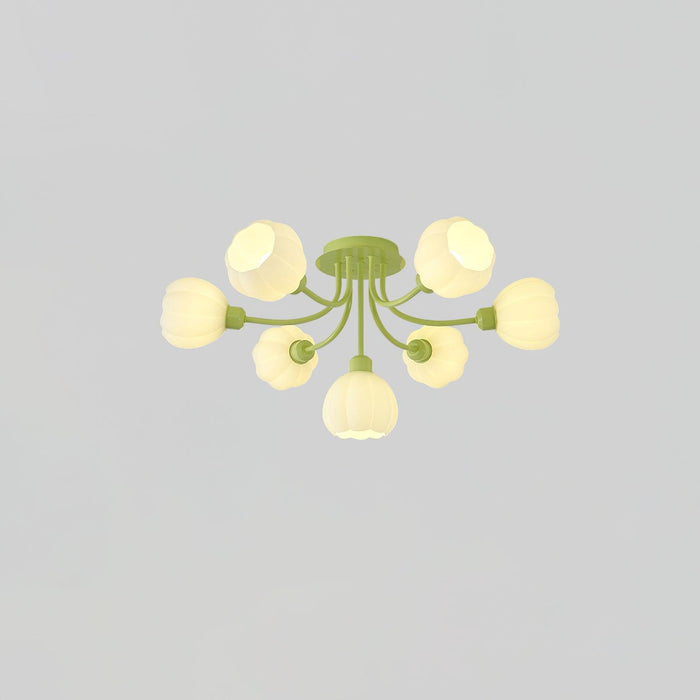 Pumpkin Matcha Ceiling Lamp - Vakkerlight