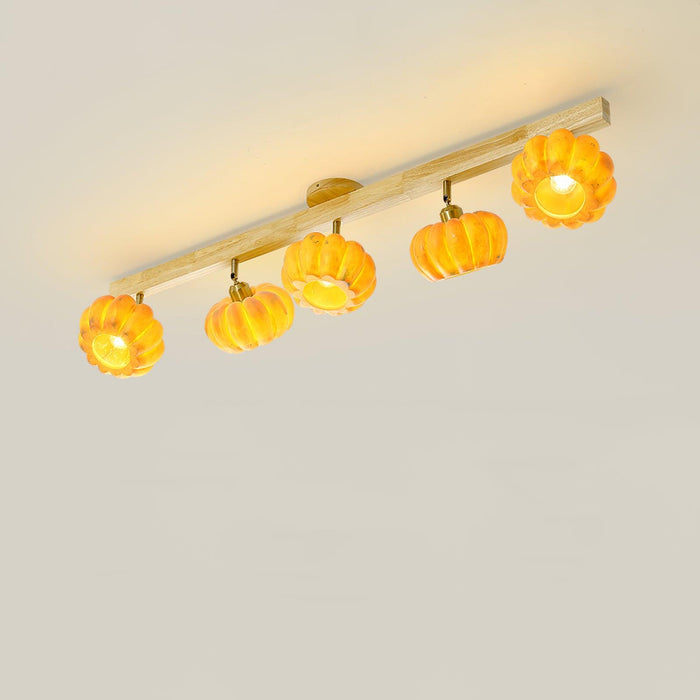 Pumpkin Multi Head Ceiling Lamp.