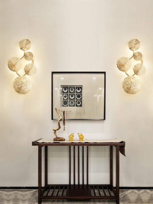 Lotus Leaf Wall Sconce-DWHOME