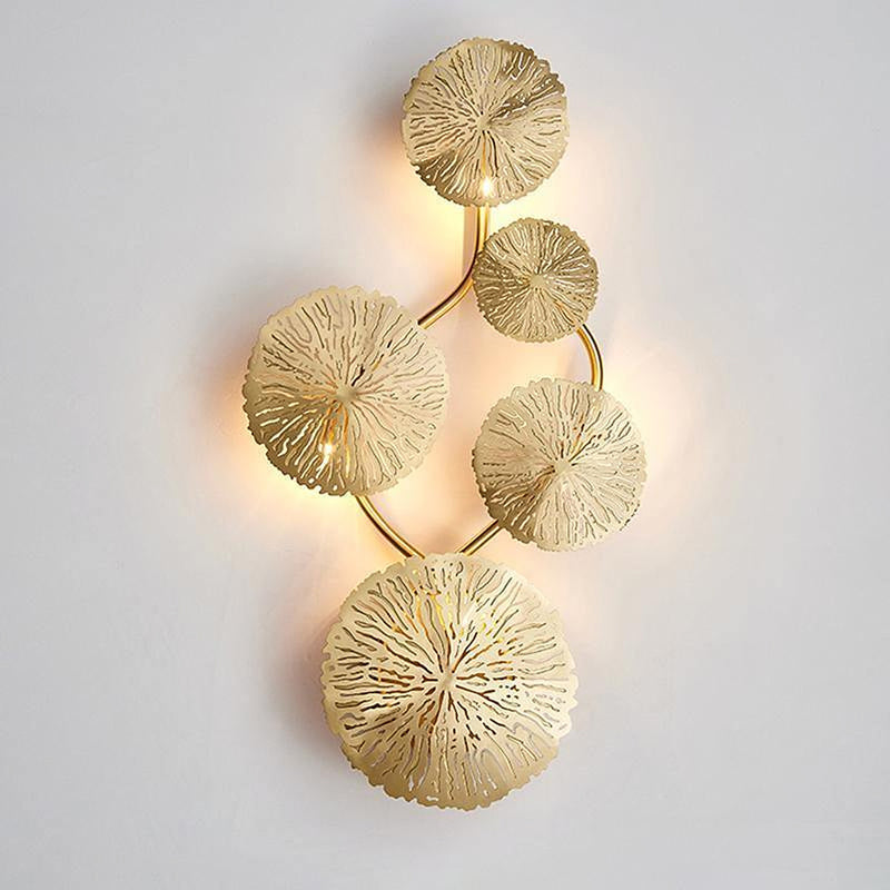 Lotus Leaf Wall Sconce-DWHOME
