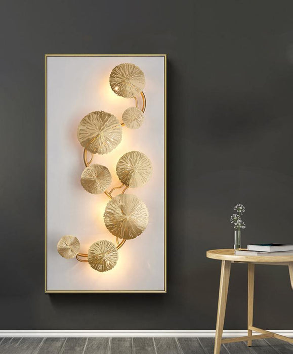 Lotus Leaf Wall Sconce.