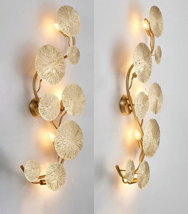 Lotus Leaf Wall Sconce.