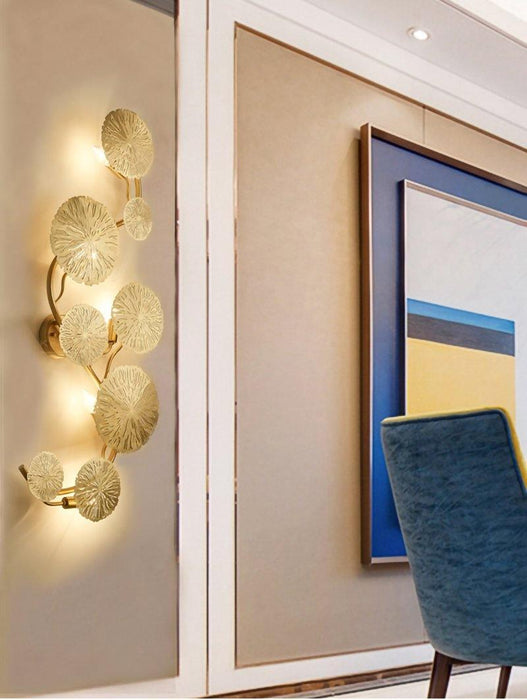 Lotus Leaf Wall Sconce.