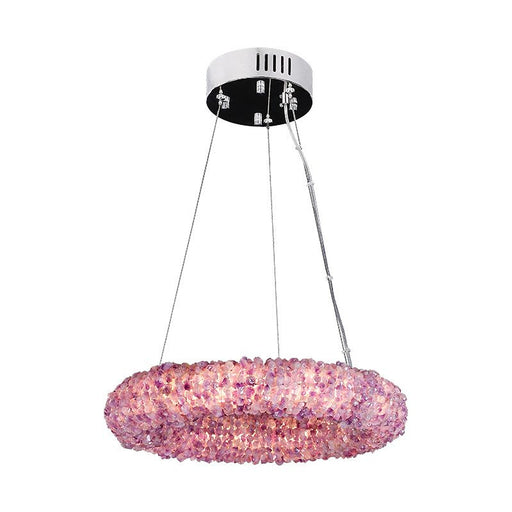 Purple Primary Crystal Round Chandelier 20.5" 28.3" 36.2" 44"-DWHOME