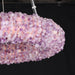Purple Primary Crystal Round Chandelier 20.5" 28.3" 36.2" 44"-DWHOME