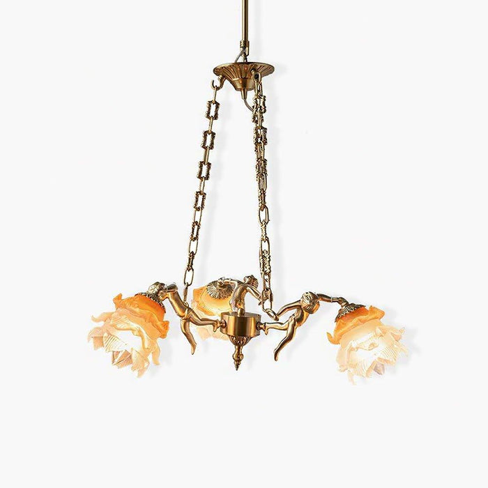 Putti Statuettes Brass Suspension-DWHOME