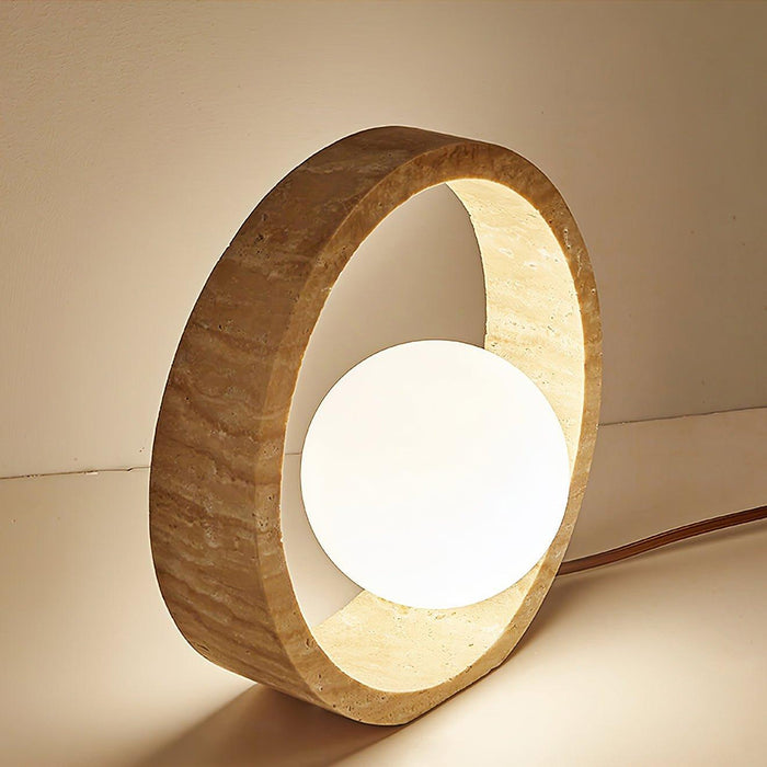 Q Circle Table Lamp-DWHOME