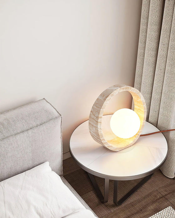 Q Circle Table Lamp-DWHOME
