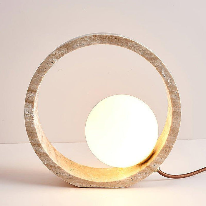 Q Circle Table Lamp-DWHOME