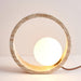 Q Circle Table Lamp-DWHOME