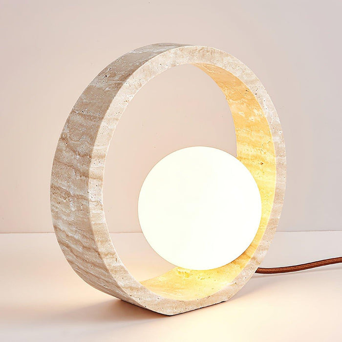 Q Circle Table Lamp-DWHOME