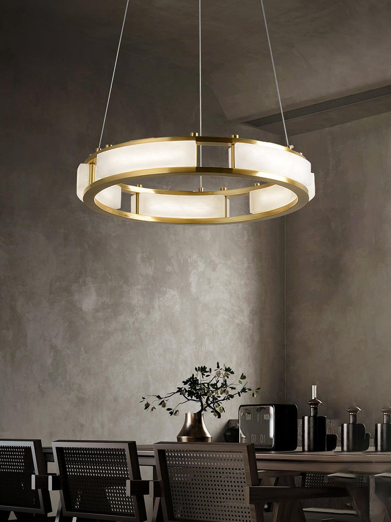 Qatar Alabaster Chandelier-DWHOME