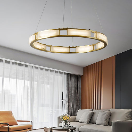 Qatar Alabaster Chandelier - DWHOME