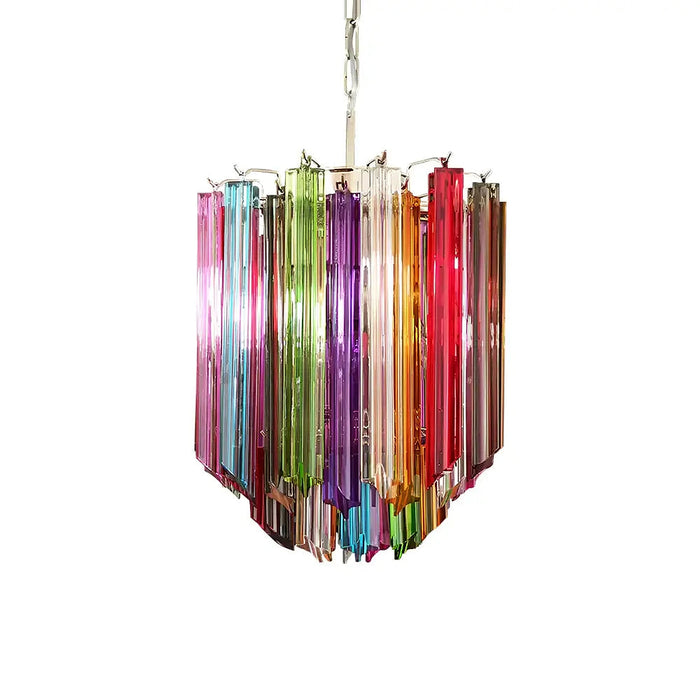 Quadriedri Murano Prisms Multicolored Chandelier-DWHOME