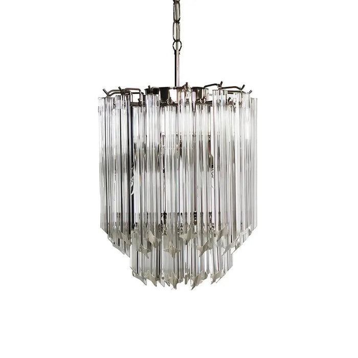 Quadriedri Murano Prisms Transparant Chandelier-DWHOME