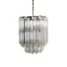 Quadriedri Murano Prisms Transparant Chandelier-DWHOME