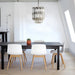 Quadriedri Murano Prisms Transparant Chandelier-DWHOME