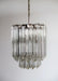 Quadriedri Murano Prisms Transparant Chandelier-DWHOME