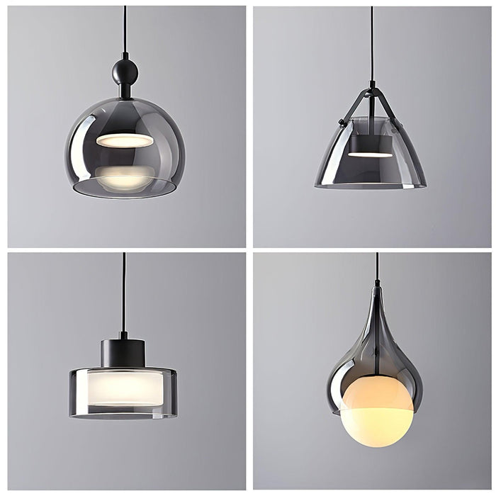 Quartet of Light Glass Pendant Series-DWHOME