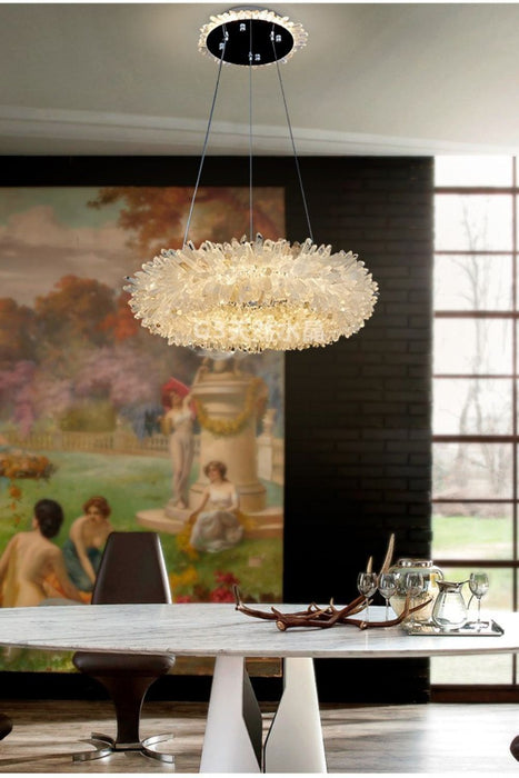 Quartz Crystal Chandelier-DWHOME