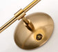 Ragnoku Yellow Copper Round Globe Wall Lamp.