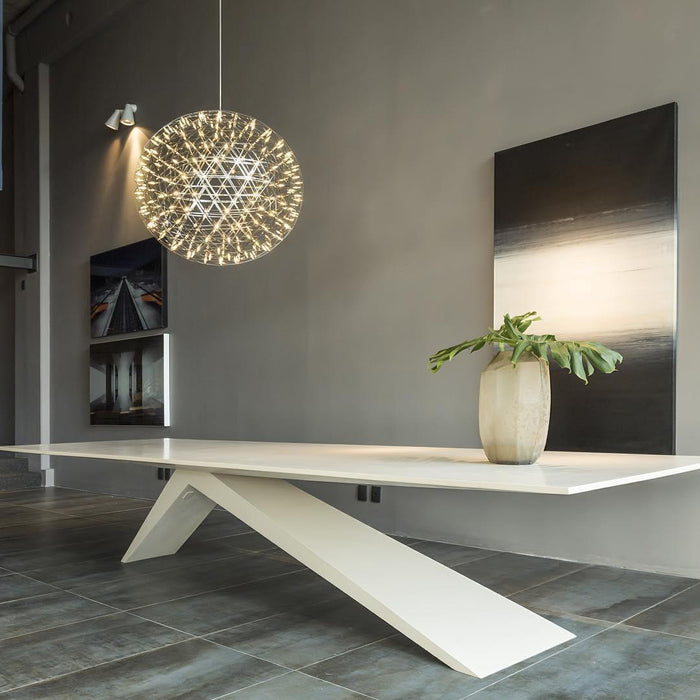 Gold Spark Ball Pendant Light-DWHOME