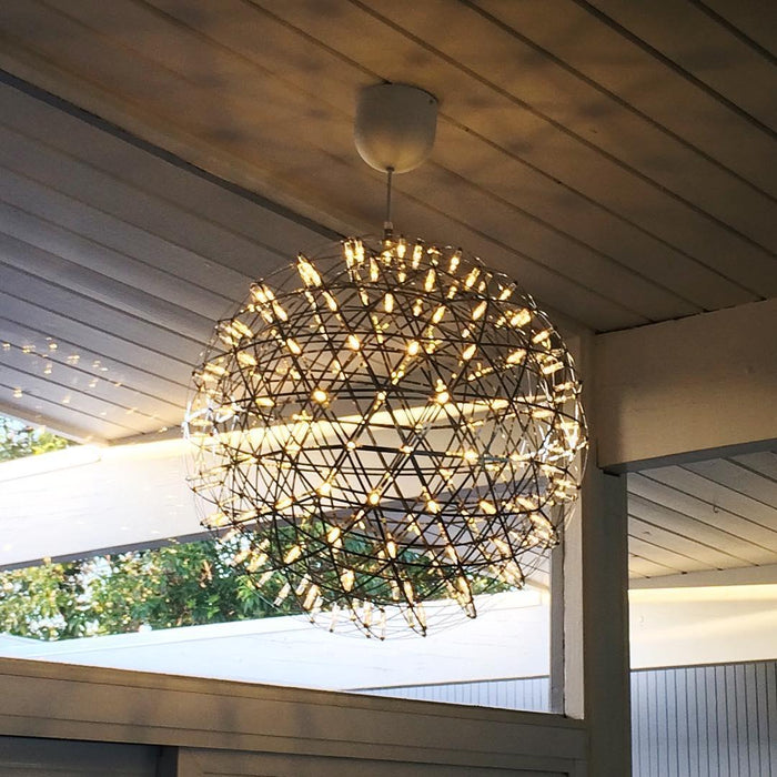 Gold Spark Ball Pendant Light-DWHOME