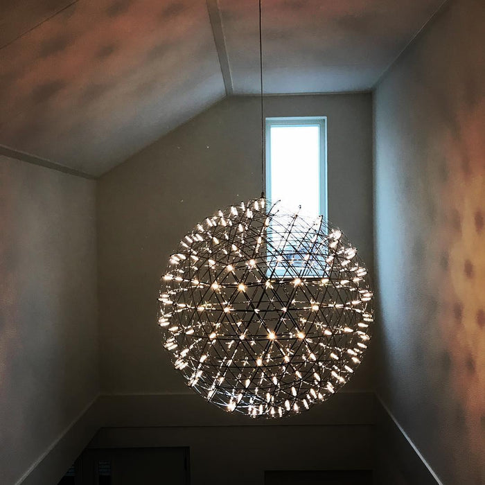 Gold Spark Ball Pendant Light-DWHOME