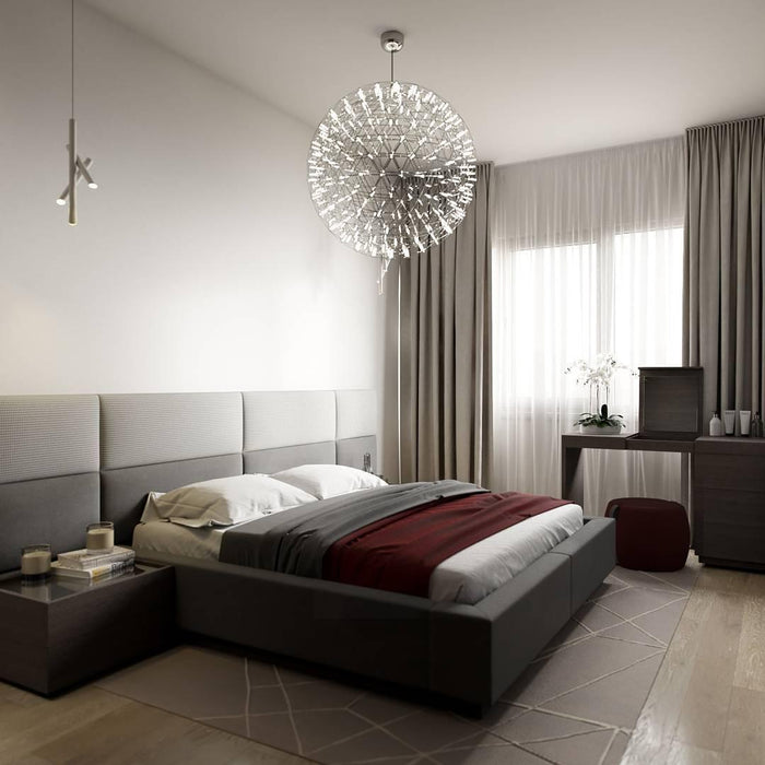 Gold Spark Ball Pendant Light-DWHOME