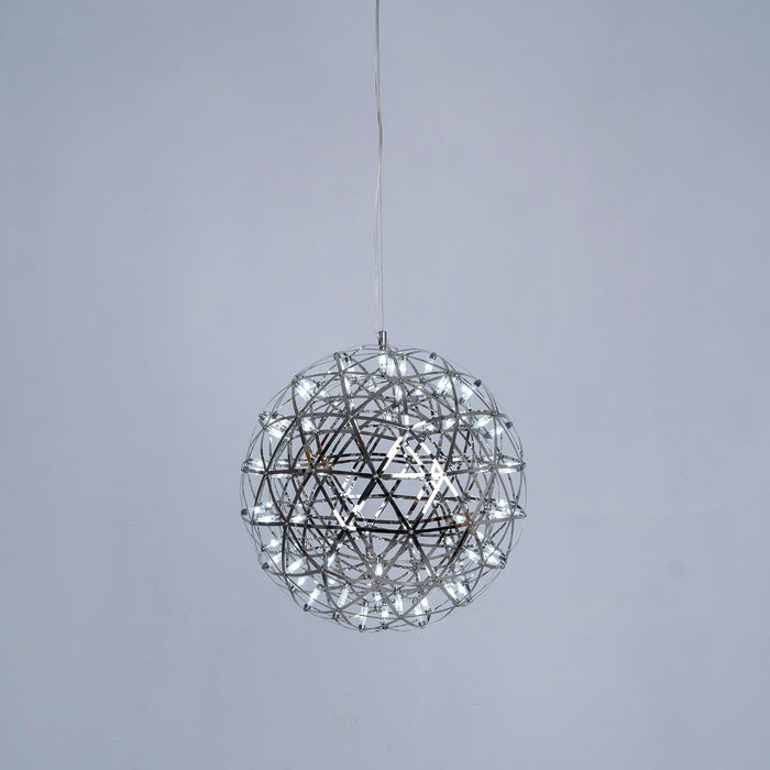 Silver Spark Ball Pendant Light