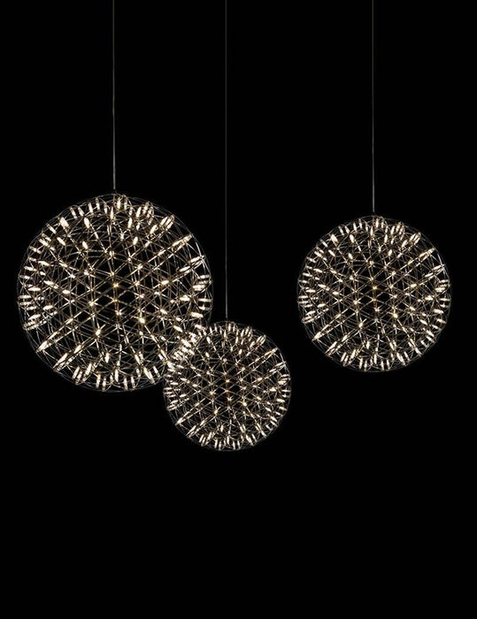 Gold Spark Ball Pendant Light-DWHOME