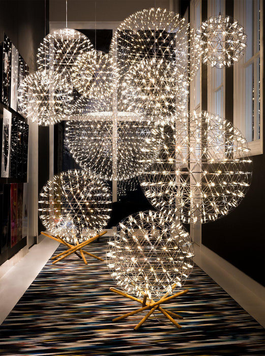 Gold Spark Ball Pendant Light-DWHOME