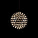 Silver Spark Ball Pendant Light.