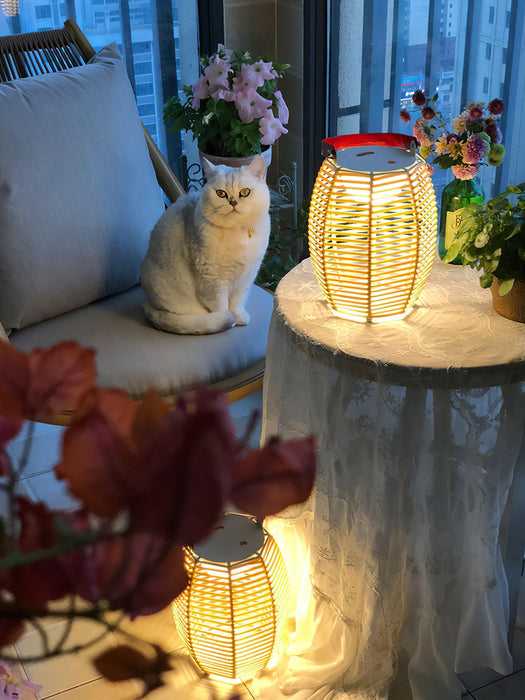 Lantern Built-in Battery Table Lamp-DWHOME